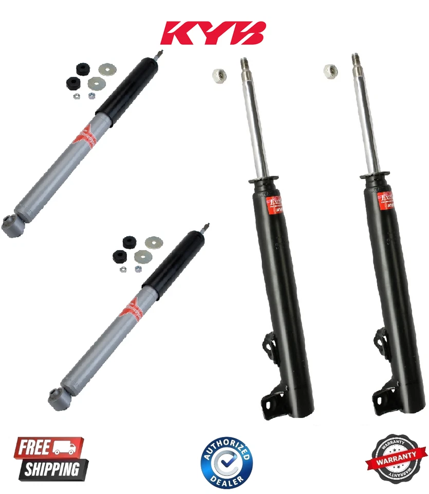 Complete KYB Front Struts & Rear Shocks For Mercedes-Benz 190E 300CE 300E E320 - Image 1 of 1