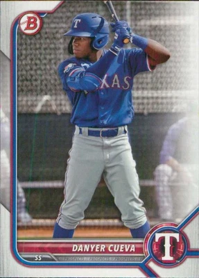 2022 Bowman Draft #BD-148 Danyer Cueva Rangers NM-MT ID:43923 ID:43923 - Image 1 of 2