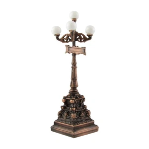 1:24 Scale Model Miniature 5 Lamp Post Diorama Accessory Metal Pencil Sharpener - Picture 1 of 4