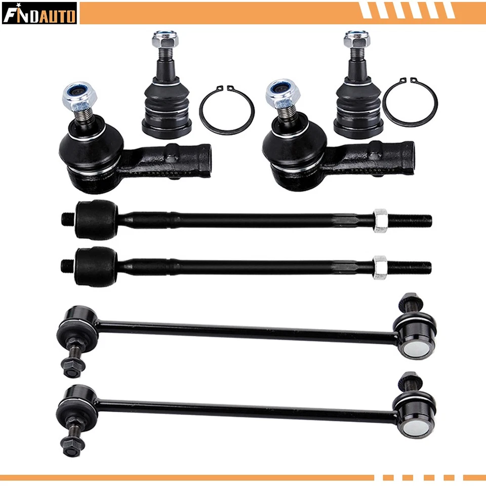 Barra estabilizadora de rótula de extremo de varilla de amarre de suspensión 8 piezas para Mitsubishi Galant 2004-2011 Foto 1 de 1