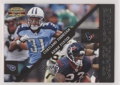 2011 Gridiron Gear Crash Course Silver /250 Arian Foster Cortland Finnegan #3 - Image 1 of 2