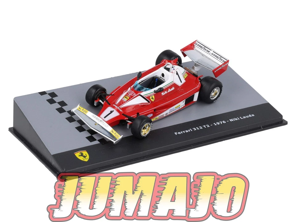 F1F5 Voiture 1/43 CENTAURIA Formule 1 Ferrari : FERRARI 312 T2 1976 #1 N.Lauda - Photo 1/4