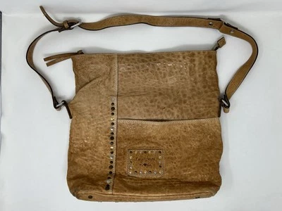 Bolso Cavalcanti Cuero Marrón Hecho a Mano Italia Talla Grande  Foto 1 de 4