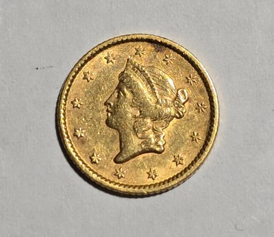 1851 G$1 Type 1 Liberty Head - Image 1 of 2