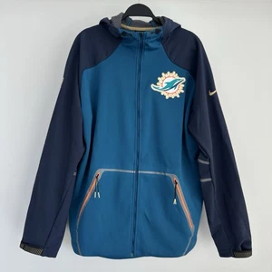 Miami Dolphins Jacket Mens XL Nike Therma Sphere NFL Hoodie On Field Football - Picture 1 of 13