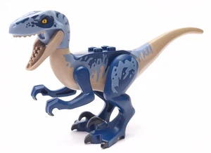 LEGO Velociraptor Arena Oscura Azul Minifigura Jurassic World 75942 Raptor Dinosaurio - Imagen 1 de 6