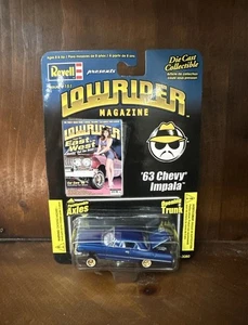 Revell ‘63 Chevy Impala Lowrider Magazine Chevrolet Collectible Car Blue READ - Picture 1 of 9