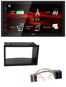 JVC USB Bluetooth MP3 DAB 2DIN Autoradio für VW Golf 4 Polo T4 Fox Passat ISO - Bild 1 von 8