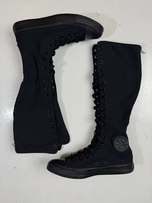 Converse Women Size 6 Chuck Taylor All Star XX Hi All Black Boots A12325C New - Image 1 of 4