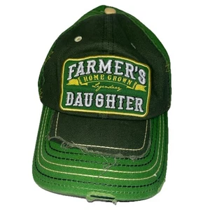 Green Farmer’s Daughter Weathered Look Cap/hat - Picture 1 of 6
