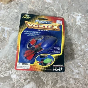 Vintage Nerf Pocket Vortex Keychain 2001 Basic Fun New - Picture 1 of 2