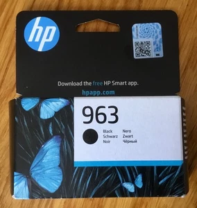 Czarny wkład atramentowy HP 963 do OfficeJet Pro 9010 / 9010e / 9020 / 9020e Fabrycznie nowy z metką - Zdjęcie 1 z 2