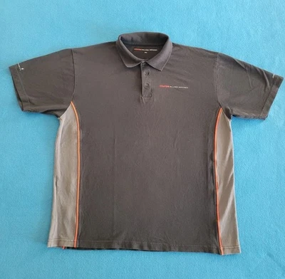 Vodafone McLaren Mercedes Mens Team Polo Shirt Faded Black Gray Red Trim Sz XXL - Image 1 of 4