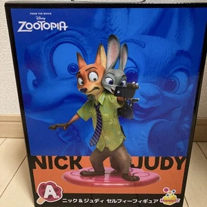 Figura Selfie Disney Zootopia Nick & Judy Ichiban Kuji Premio A - Imagen 1 de 2