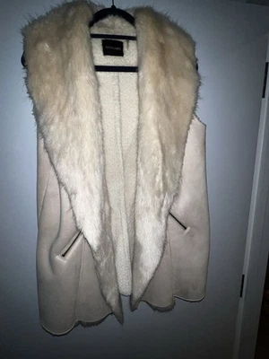 Chaleco de piel sintética Dolce Cabo para mujer talla L Foto 1 de 4