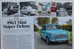 Original CC 2023 extracted mag article: Life Story of a 1963 MINI SUPER DELUXE - Picture 1 of 3
