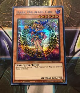* DARK MAGICIAN GIRL * MINT 1ST EDITION PRISMATIC SECRET RARE MP22-EN268 YUGIOH! - Picture 1 of 1