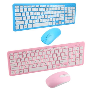 96 Key Wireless Keyboard Mouse Combo 10 Meters Transmission Fade Resistant K ZZ1 - Afbeelding 1 van 18