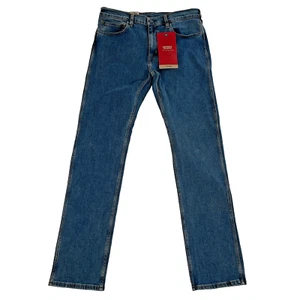 Levi's 511 Men NWT Jeans Sz 36 x 34 Med Blue Slim Fit Authentic Workwear Cowboy - Picture 1 of 23