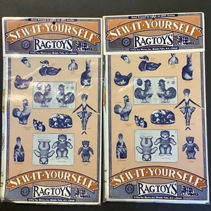 Sew It Yourself Rag Toy LOT Of 2 Kit #701 Velveteen Rabbit NOS BX7 - Picture 1 of 6