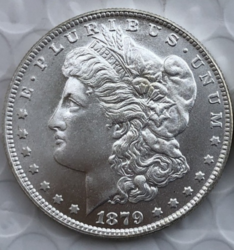 Hot！1879 CC Morgan Silver $1 (Dollar) AU+++