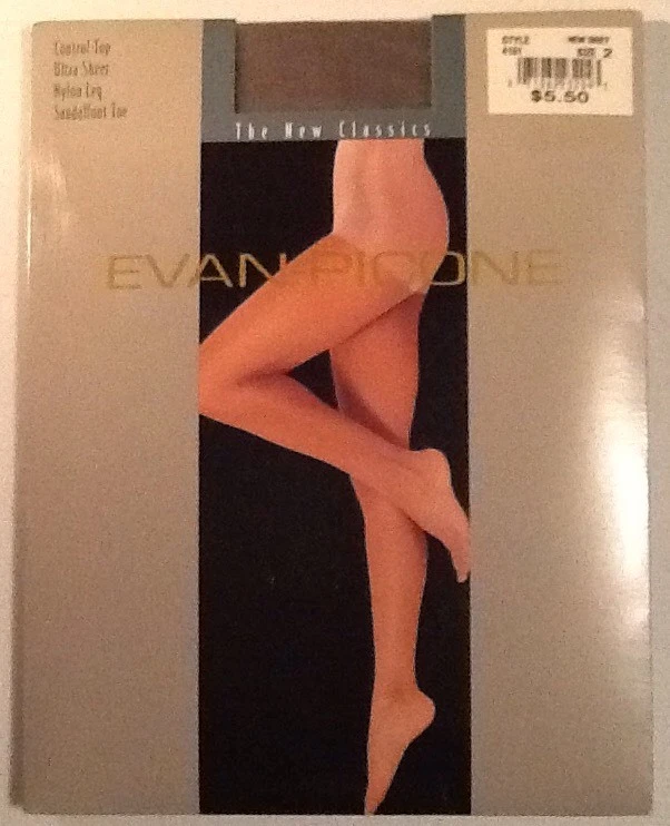 Top de control de puntera de sandalia Evan Picone ultra transparente talla 2 nuevo gris estilo 4151 Foto 1 de 1