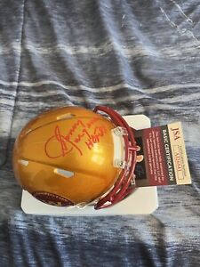 Sonny Jurgensen Washington Redskins signed Flash helmet NICE SIG W/ HOF JSA COA