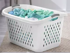 Sterilite 2.7 Bushel Jumbo Plastic Laundry Basket, White - Picture 1 of 1
