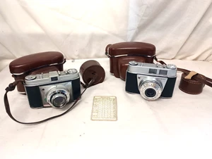Pair of Vintage Kodak Retinette 1a Camera with Cases - Picture 1 of 7