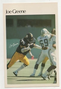 "MEAN" JOE GREENE - PITTSBURGH STEELERS - 1981 MARKETCOM NFL MINI POSTER - Picture 1 of 2