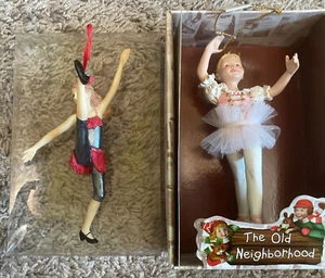 Kurt Adler bellissime ballerine in tutù ornamenti set di 2 con una scatola - Foto 1 di 10