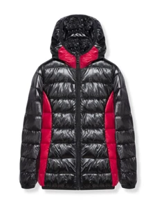 The Polar Club Toddler Kids Packable DOWN Jacket BLACK/RED Size 4T - Picture 1 of 1
