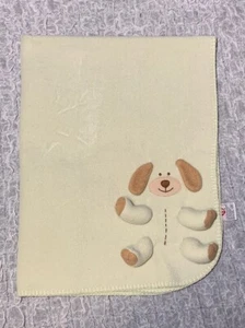 "Manta de bebé TY Beanie verde y tostado polar piernas flojas cachorro perro 2004 39"" x 30""" - Imagen 1 de 5
