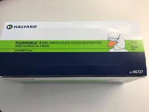 70x N95 Halyard Mund-Nase-Bedeckung OP-Maske Mundschutz  gepolstert 7 cent/St. - Bild 1 von 10