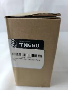 Brother TN660 High Yield Black Toner Replacement Cartridge. - Picture 1 of 4