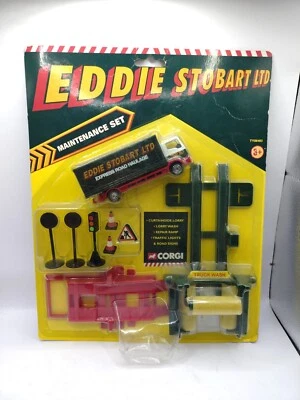Corgi Eddie Stobart Curtainside Lorry Model Road Maintenance Set New  TY88403 - Image 1 of 4
