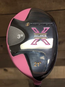 DEMO Womens X-Balance Turbo Power #3 Hybrid Lady Flex Graphite Shaft 1943-DK87 - Picture 1 of 7