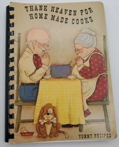 Thank Heaven For Home Made Cooks Yummy Recipes Ringbound CookBook Temple, GA - Picture 1 of 10