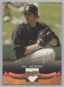 Bill Murphy 2007 MultiAd Tucson Sidewinders Diamondbacks Minor League 