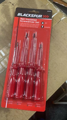4 Pc screw driver cabinet handle set small large flat head crossed head toolkit — 第 1/4 张图片