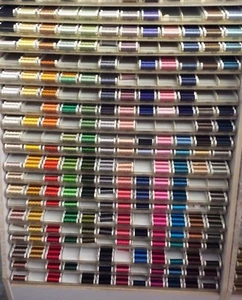 SULKY 40 WEIGHT RAYON EMBROIDERY THREAD- 250 YARDS---MANY CHOICES - Picture 1 of 195
