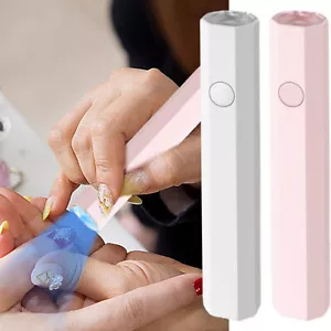 Mini Nail Lamp UV LED Light Portable Nail Polish Gel Dryer Curing Lamp Handheld - Picture 1 of 14