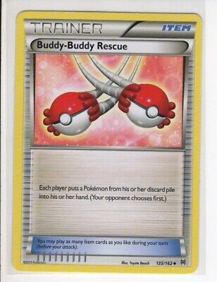 Buddy-buddy Rescue Trainer Breakthrough Xy Set Pokemon Card 135/162 Lp
