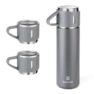 Stainless Steel Thermo 500ml/16.9oz Vacuum Insulated Bottle With Cup For Coffee - Picture 1 of 7