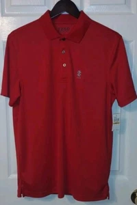 Camisa polo roja manga corta IZOD Performance Golf Grid para hombre talla pequeña S nueva - Imagen 1 de 6