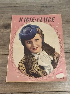 Marie-Claire Magazine #150 January 12, 1940 Vintage Collection Fashion Magazine - Picture 1 of 4