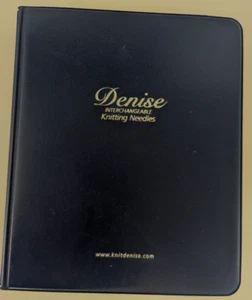 Dark Blue Original Unused Denise InterchangeableKnitting Needles - Picture 1 of 2