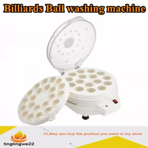 Billard Reinigungsmaschine Snooker Poolball Reiniger Kugeln Reinigung Polierer - Bild 1 von 15