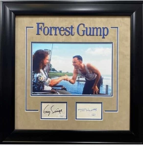 Tom Hanks Gary Sinise Forrest Gump Rare Signed Autograph Frame Photo Display JSA - Photo 1/4