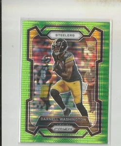 2023 Panini Prizm DARNELL WASHINGTON Neon Green Pulsar - Picture 1 of 1